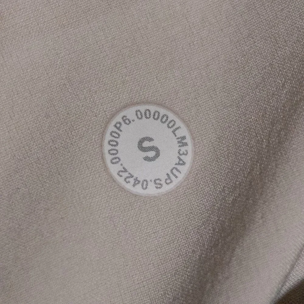 Lululemon City Sweat Pullover Hoodie French Terry White Opal Beige Men's Small